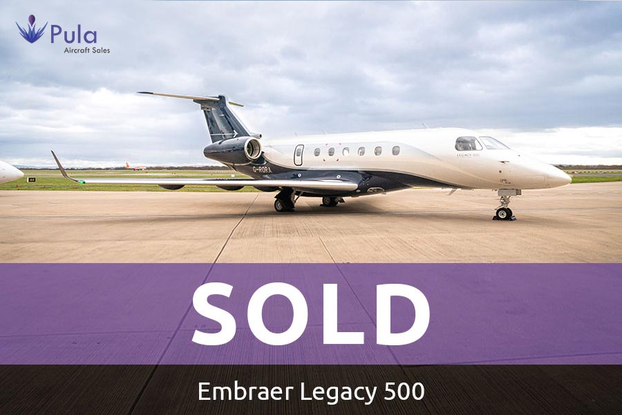 EMBRAER LEGACY 500 SOLD WITH PASL