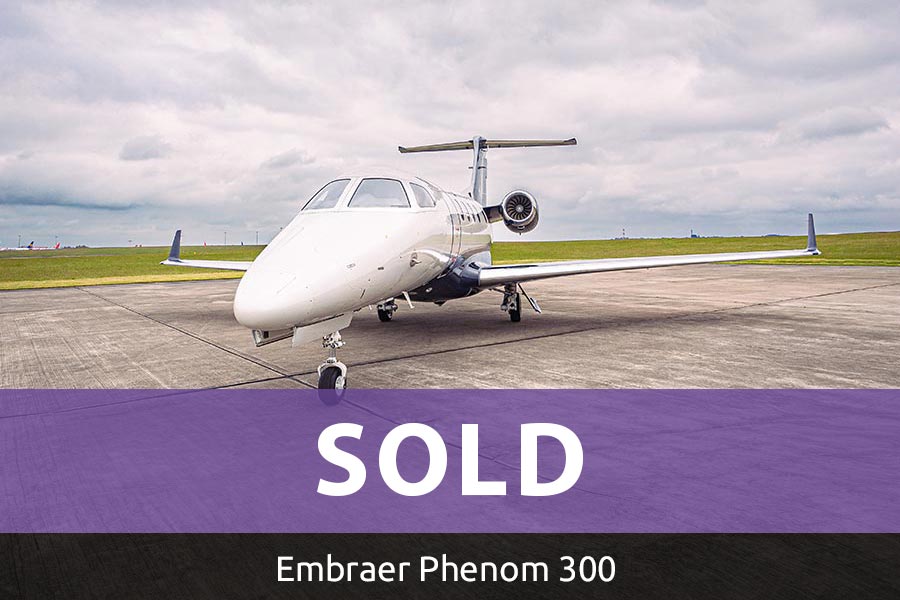 Image of sold Embraer Phenom 300.