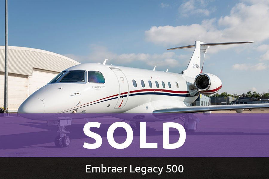 Pula Aircraft Sales Completes Embraer Legacy 500 Transaction